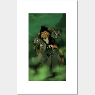 scar lion Posters and Art